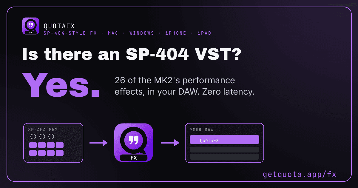 Is There an SP-404 VST Plugin? Yes — Get the SP-404 FX Without the Hardware