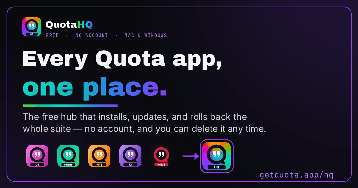 What Is Quota HQ? The Free Hub That Installs, Updates, and Rolls Back Every Quota App