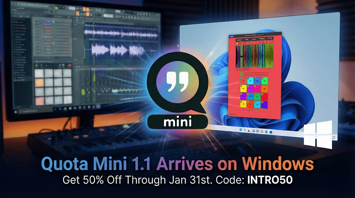 Quota Mini 1.1 Arrives on Windows